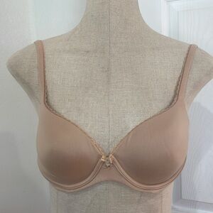Victoria’s Secret lined Demi buste double Nude Bra beige Body by Victoria 34C